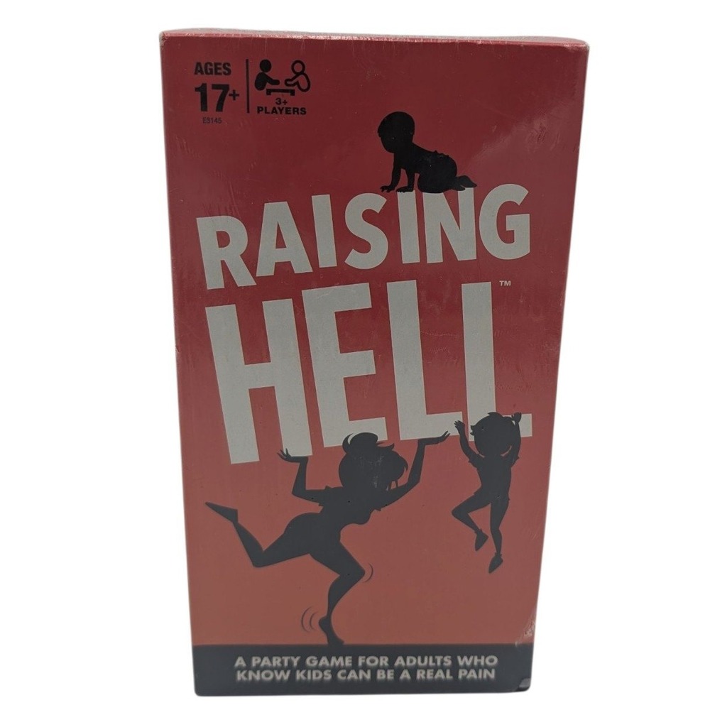Hasbro Raising Hell Adult Party Card Game New Factory Sealed 2019 E8145